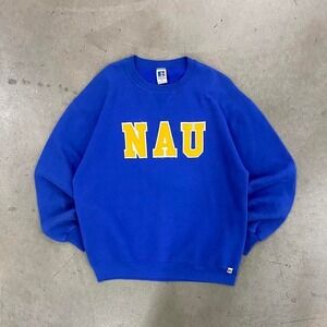 Vintage 90s Russell Athletic Northern Arizona University Lumberjacks Crewneck XL